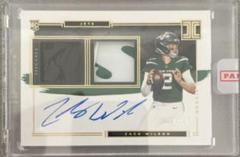 Zach Wilson [Helmet, Patch Autograph Football] Football Cards 2021 Panini Impeccable Prices
