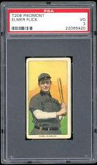 Elmer Flick Baseball Cards 1909 T206 Piedmont 150 Prices