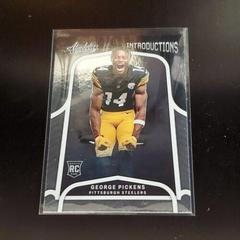 George Pickens #INT-15 Football Cards 2022 Panini Absolute Introductions Prices