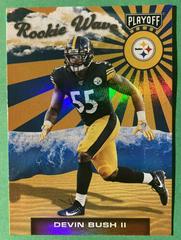 Devin Bush II Football Cards 2019 Panini Playoff Rookie Wave Prices