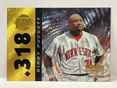 Kirby Puckett [Artist's Proof] #196 Baseball Cards 1996 Pinnacle Starburst Prices