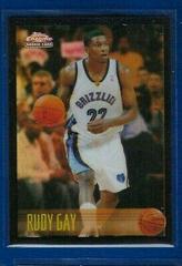 Rudy Gay [Black Refractor] Basketball Cards 2006 Topps Chrome Prices