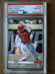 Mike Trout #AW6 Baseball Cards 2019 Topps Now Award Winners Prices