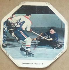 Bower, Provost #36 Hockey Cards 1967 York Action Octagons Prices