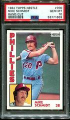 Mike Schmidt Baseball Cards 1984 Topps Nestle Prices