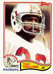 Tony Collins #146 Football Cards 1982 Topps Prices