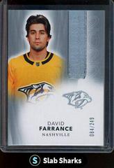 David Farrance Hockey Cards 2021 Upper Deck The Cup Rookie Class of 2022 Prices