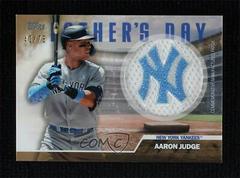 Aaron Judge [Gold] Baseball Cards 2023 Topps Father’s Day Commemorative Team Patch Prices