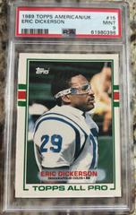 Eric Dickerson #15 Football Cards 1989 Topps American/UK Prices