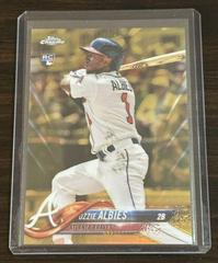 Ozzie Albies [Gold Refractor] #HMT76 Baseball Cards 2018 Topps Chrome Update Prices