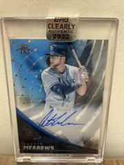 Austin Meadows [Blue] #TEK-AM Baseball Cards 2022 Topps Clearly Authentic Tek Autographs Prices