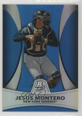 Jesus Montero [Blue Refractor] Baseball Cards 2010 Bowman Platinum Prospects Prices