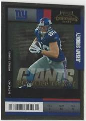Jeremy Shockey [Playoff Ticket] #66 Football Cards 2004 Playoff Contenders Prices