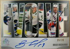 Brad Richards [Silver Spectrum Autograph ] #E-32 Hockey Cards 2020 SP Signature Edition Legends Evolve Prices
