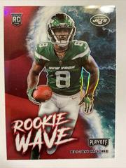 Elijah Moore [Red] #RW-EMO Football Cards 2021 Panini Playoff Rookie Wave Prices