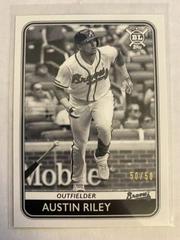 Austin Riley [Black & White] #50 Baseball Cards 2020 Topps Big League Prices