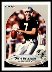 Steve Beuerlein #251 Football Cards 1990 Fleer Prices