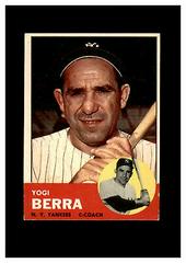 Yogi Berra #340 Baseball Cards 1963 Topps Prices
