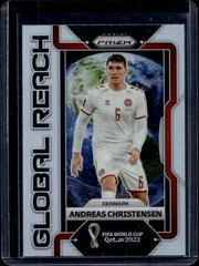 Andreas Christensen [Silver] #26 Soccer Cards 2022 Panini Prizm World Cup Global Reach Prices