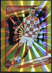 Ivan Perisic [Gold Laser] Soccer Cards 2021 Panini Donruss Road to Qatar Prices