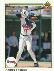 Andres Thomas #212 Baseball Cards 1990 Upper Deck Prices