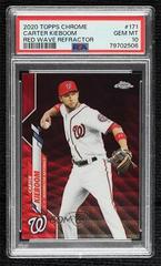 Carter Kieboom [Red Wave Refractor] #171 Baseball Cards 2020 Topps Chrome Prices