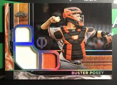 Buster Posey Baseball Cards 2022 Topps Tribute Triple Relics Prices