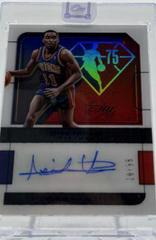 Isiah Thomas [Purple] #75-ITH Basketball Cards 2021 Panini One and One 75th Team Signatures Prices