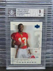Snoop Minnis [Portrait] Football Cards 2001 Upper Deck Graded Prices