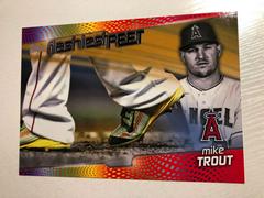 Mike Trout [5x7 Gold] #FF-10 Baseball Cards 2022 Topps Flashiest Feet Prices