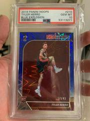 Tyler Herro [Blue Explosion] #210 Basketball Cards 2019 Panini Hoops Prices