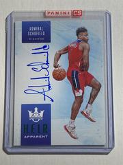 Admiral Schofield [Sapphire] Basketball Cards 2019 Panini Court Kings Heir Apparent Autographs Prices