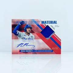 Max Muncy [Red] #MLMA-MM Baseball Cards 2024 Topps Major League Material Autograph Prices