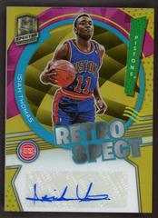 Isiah Thomas [Gold] Basketball Cards 2021 Panini Spectra RetroSpect Autographs Prices