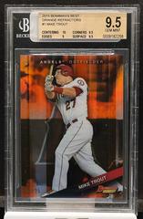 Mike Trout [Orange Refractor] Baseball Cards 2015 Bowman's Best Prices
