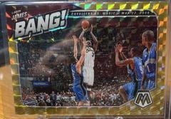 LeBron James [Reactive Yellow] #11 Basketball Cards 2020 Panini Mosaic Bang Prices