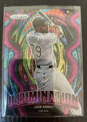 Jose Abreu [Purple Shimmer Prizm] #IL-2 Baseball Cards 2022 Panini Prizm Illumination Prices