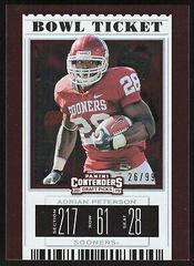 Adrian Peterson [Bowl] #4 Football Cards 2019 Panini Contenders Draft Picks Prices