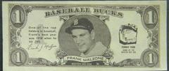 Frank Malzone Baseball Cards 1962 Topps Bucks Prices