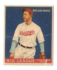 Burleigh Grimes #64 Baseball Cards 1933 World Wide Gum Prices
