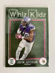 Justin Jefferson [Pink] #WK-12 Football Cards 2023 Panini Donruss Elite Whiz Kidz Prices