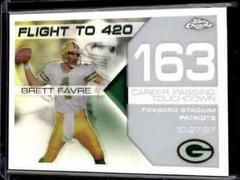 Brett Favre [White Refractor] #BFC-BF1 Football Cards 2007 Topps Chrome Brett Favre Collection Prices