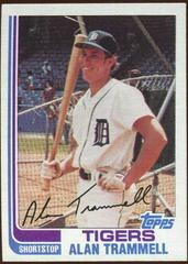 Alan Trammell #475 Baseball Cards 1982 Topps Prices