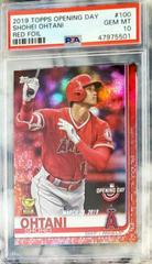 Shohei Ohtani [Red Foil] Baseball Cards 2019 Topps Opening Day Prices