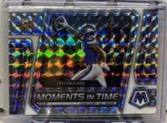 Stefon Diggs [White] #MT-12 Football Cards 2023 Panini Mosaic Moments in Time Prices