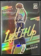 Devin Booker [Holo] Basketball Cards 2021 Panini Donruss Optic Light It Up Prices