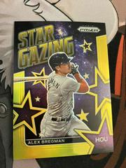 Alex Bregman [Gold Prizm] Baseball Cards 2022 Panini Prizm Star Gazing Prices