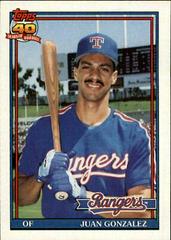 Juan Gonzalez Baseball Cards 1991 Topps Prices