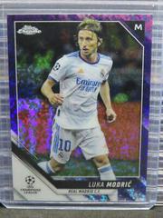 Luka Modric [Purple Mini Diamond Refractor] Soccer Cards 2021 Topps Chrome UEFA Champions League Prices