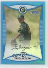 Vin Mazzaro [Blue Refractor] #BCP160 Baseball Cards 2008 Bowman Chrome Prospects Prices